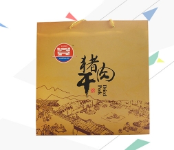 猪肉干高档礼盒手提袋套装