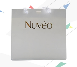 高端烫金化妆品礼品手提袋